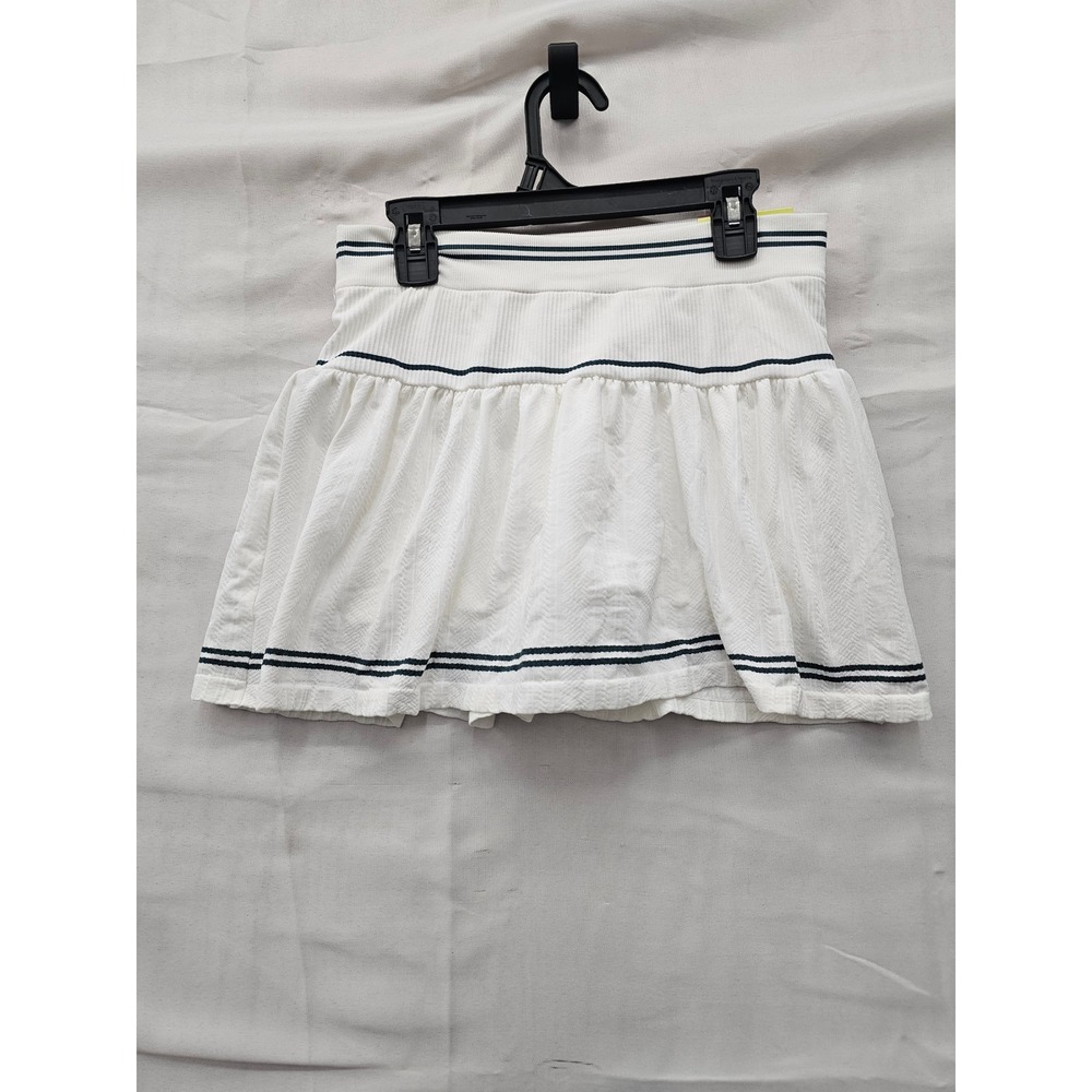 All in Motion Womens High-Rise Knit Skort White Polyester Blend Athletic Size XS